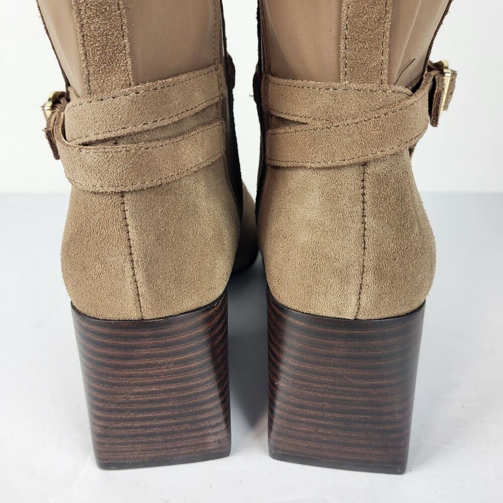 Blondo Twyla Women's Knee High Boots Waterproof Suede Taupe Size 7M - Picture 9 of 16